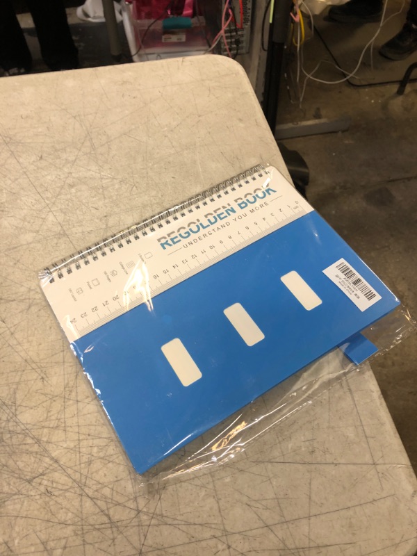 Photo 2 of Regolden-Book 3 Subject Spiral Notebook College Ruled with Dividers Tabs Pocket, Multi Subject Spiral Lined Journals for School Home & Office, 180 Pages, 7x10, Blue 3 Subject B5 Blue