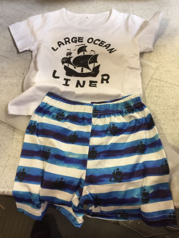 Photo 1 of BOY'S 2 PIECE OUTFIT SIZE 100