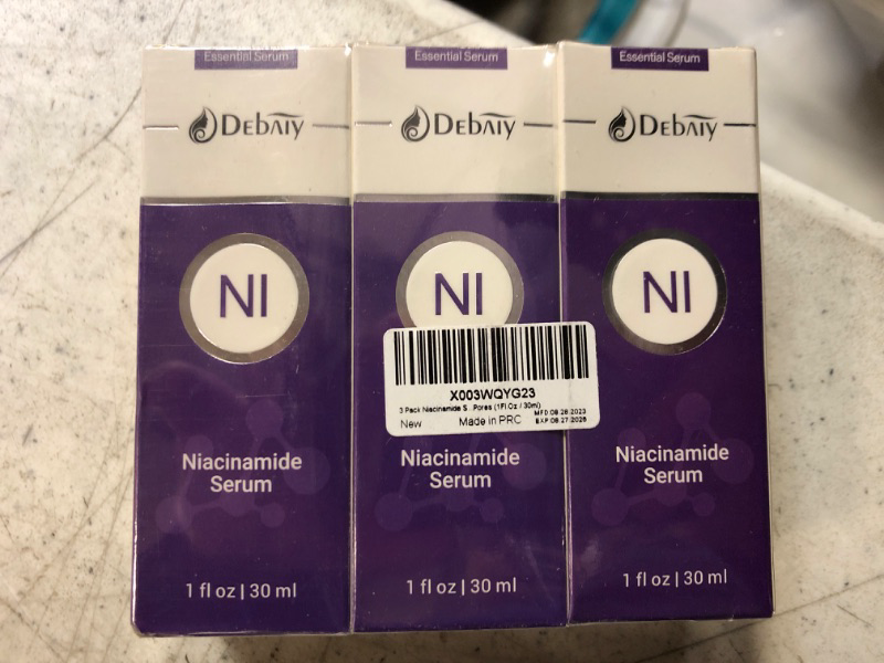 Photo 2 of 3 Pack Niacinamide Serum with Ceramide for Face Moisturizing Inhibits Melanin & Restore Skin Natural, Anti-Aging and Shrinks Pores (1Fl.Oz / 30ml)