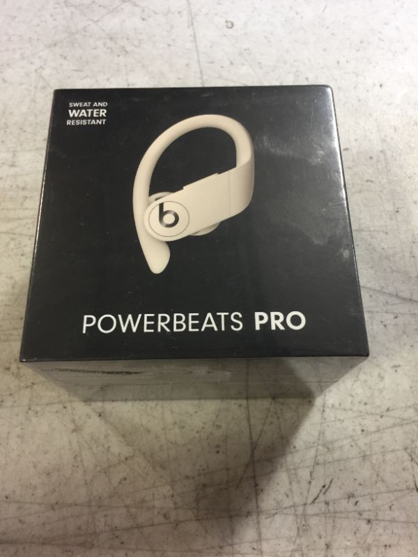 Photo 2 of Beats Powerbeats Pro Wireless Earbuds - Apple H1 Headphone Chip, Class 1 Bluetooth Headphones, 9 Hours of Listening Time, Sweat Resistant, Built-in Microphone - Ivory Ivory Powerbeats Pro