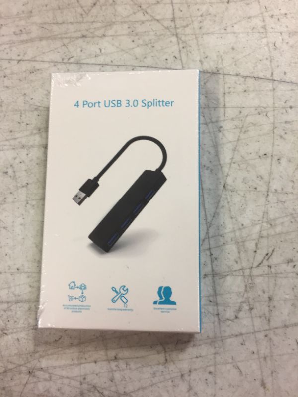 Photo 2 of USB Hub, Tymyp 4-Port USB 3.0 Hub Ultra Slim USB Splitter for Mac Pro/Air, iMac Pro, Mac Mini/Pro, Dell, HP, Surface Pro, Notebook PC, Tesla Model 3