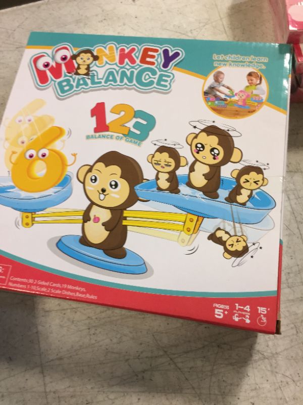 Photo 2 of BUDINOQUE Monkey Balance Counting Toy, Math Game for Boys and Girls, Educational Number Learning Kit, Fun Gift & Toy STEM Learning Ages 5+