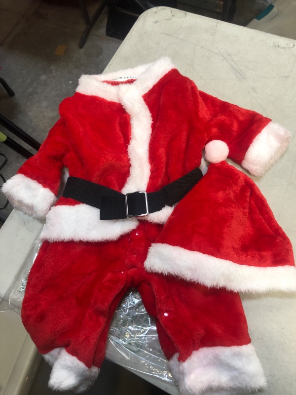 Photo 1 of baby santa outfit with hat - size- 66
