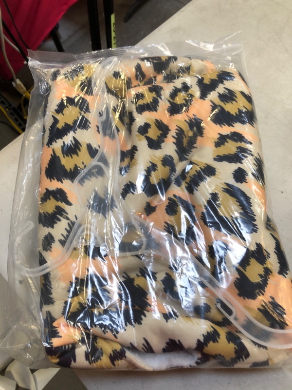 Photo 1 of dog vest/ jacket - cheetah print 
size 2xl 
