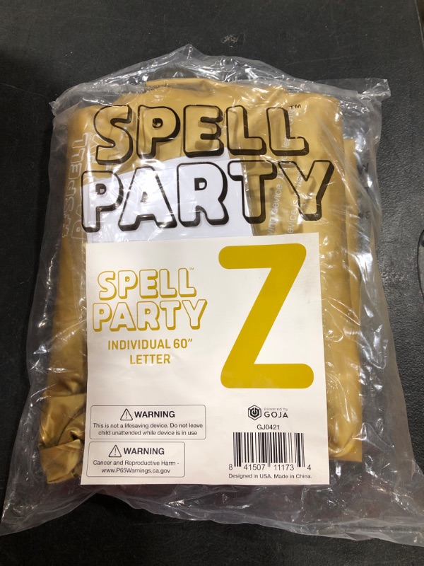 Photo 1 of Spell Party Individual Letter Z