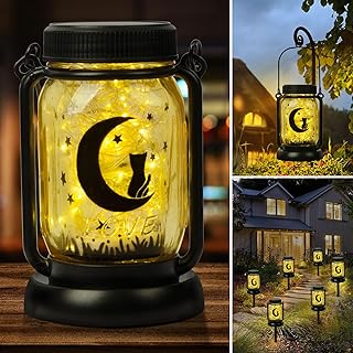 Photo 1 of Solar Garden Lights,Mothers Day Gift for Mother/Grandma/Women, Garden Gift, Yard Gift, lamp Decor, Patio Outdoor Porch Waterproof Solar Lanterns, Solar Powered Outdoor Decor Lights