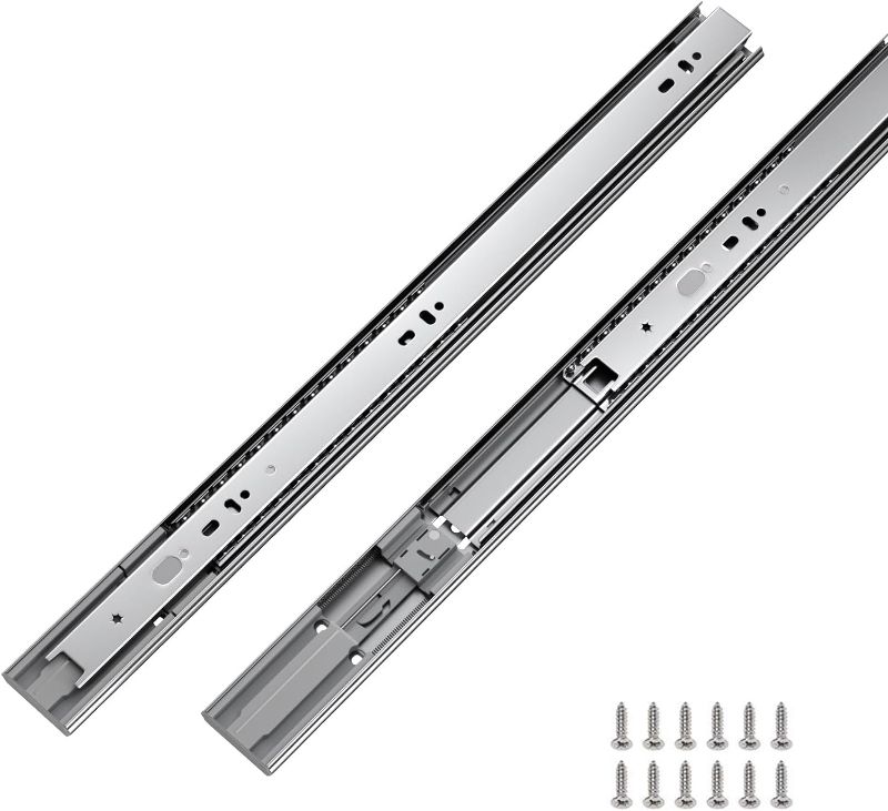 Photo 1 of  LONTAN 18" Drawer Slides Full Extension 1 Pair – 4502S3-18 Soft Close Drawer Slide Heavy Duty Drawer Slide for Kitchen 100 LB Capacity 