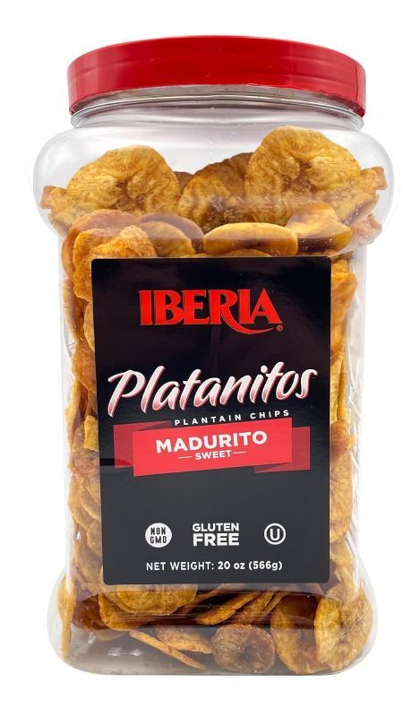 Photo 1 of  Iberia Maduritos Naturally Sweet Plantain Chips, 20 Ounce (Pack of 1) BEST BY 07 2024