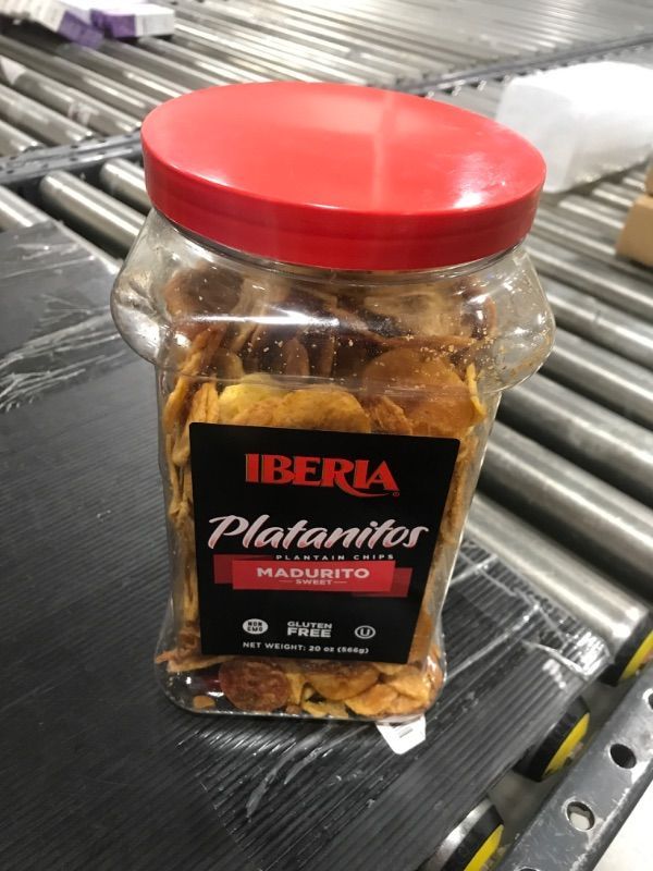 Photo 1 of  Iberia Maduritos Naturally Sweet Plantain Chips, 20 Ounce (Pack of 1) BEST BY 07 2024