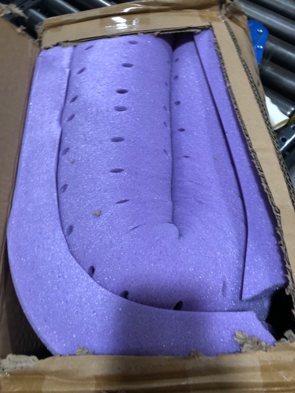 Photo 2 of SINWEEK 3 Inch Gel Memory Foam Mattress Topper Ventilated Soft Mattress Pad, Bed Topper, CertiPUR-US Certified, Twin Size, Purple Twin 3 Inch