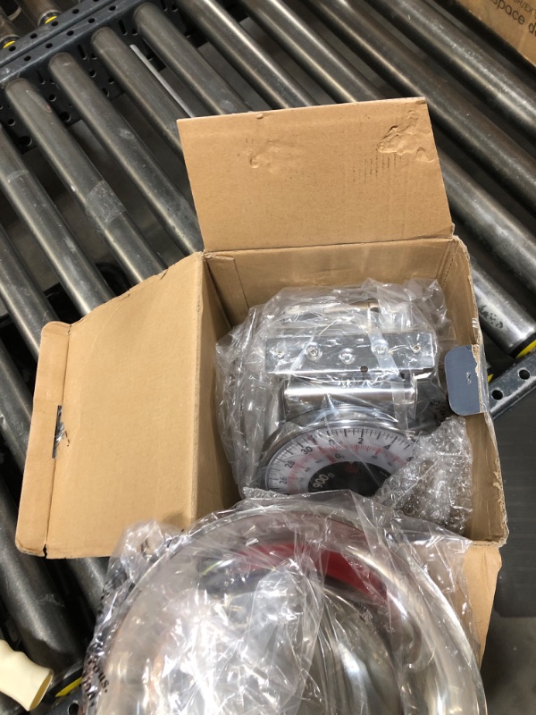 Photo 1 of Tada Precise Portions Analog Food Scale - Stainless Steel, Removable Bowl, Tare Function, Retro Style, Kitchen Friendly (32 Ounces, Bowl Top) 32 Ounces Bowl Top