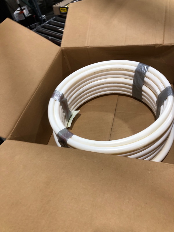Photo 2 of SharkBite 3/4 Inch x 100 Feet White PEX-A, PEX Pipe Flexible Water Tubing for Plumbing, UA70W100 White 3/4 in. 100 Foot Coil
