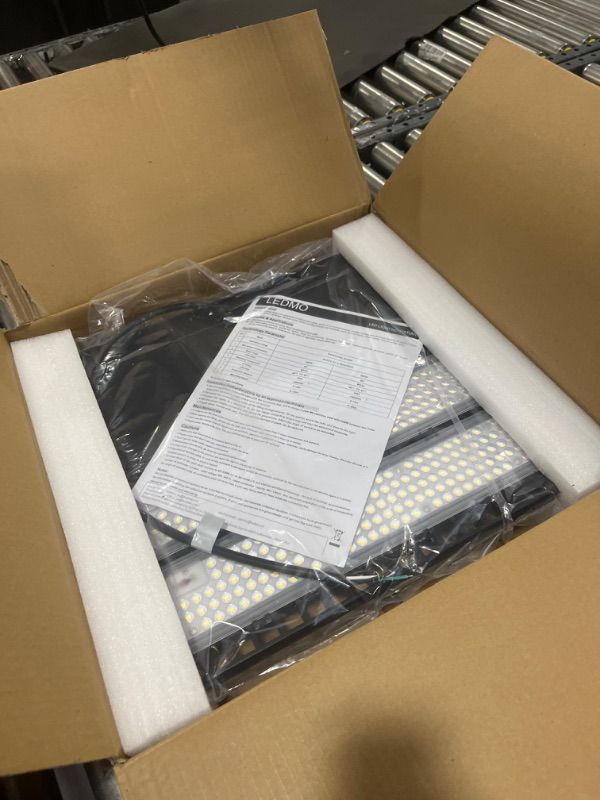 Photo 1 of LEDMO LED Flood Lights Outdoor, Ultra-Brightness 36000 Lumen 240W Stadium Lights Commercial Lights Heavy-Duty Outside Spotlight for Yard Court Area Field

