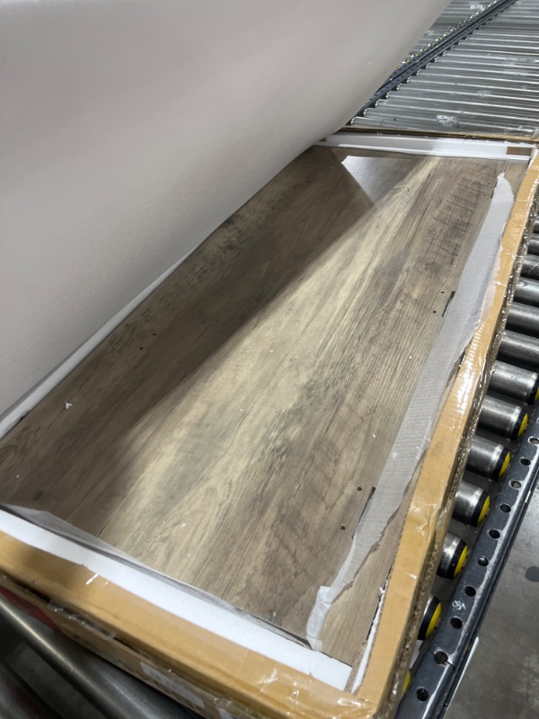 Photo 1 of 39.4" Storage Bench, Storage Chest, Lift-Top Storage Trunk with 2 Safety Hinges, Wooden Storage Box Chest Organizer for Bedroom, Entryway, Living Room, Greige SB04505X