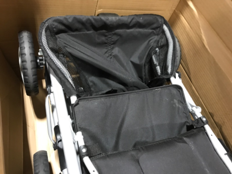 Photo 3 of Graco DuoGlider Double Stroller | Lightweight Double Stroller with Tandem Seating, Glacier
