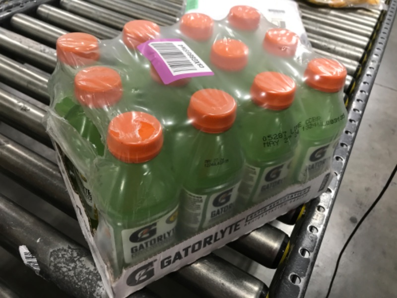 Photo 2 of  Gatorlyte Rapid Rehydration Electrolyte Beverage, Lime Cucumber, 20oz Bottles (12 Pack) BEST BY 27 MAY 2024