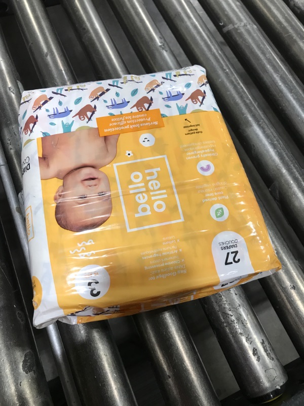Photo 2 of Hello Bello Premium Baby Diapers Size 3 I 27 Count of Disposeable, Extra-Absorbent, Hypoallergenic, and Eco-Friendly Baby Diapers with Snug and Comfort Fit I Sleepy Sloths