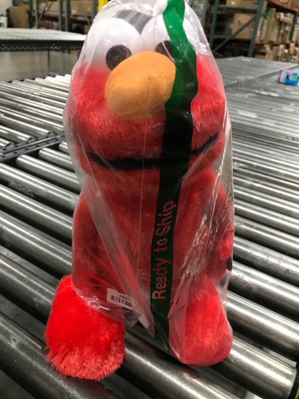 Photo 2 of Sesame Street Elmo Slide Singing and Dancing 14-inch Plush, Officially Licensed Kids Toys for Ages 2 Up by Just Play