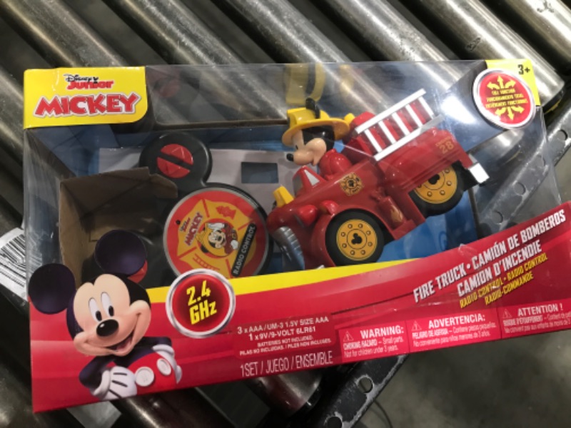 Photo 2 of  Disney Junior Mickey's 5.5" Full-Function Remote Control Firetruck, R/C Vehicle, Children Ages 3 Years and up 