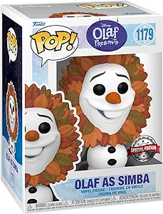 Photo 1 of POP Disney!: Olaf Presents - Olaf as Simba, Amazon Exclusive, Multicolor,