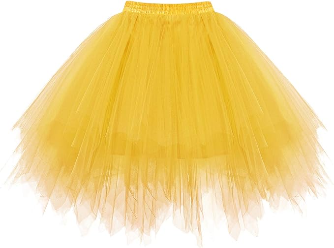 Photo 1 of HomRain Women's 1950s Vintage Tutu Skirt Ballet Bubble Dance Skirts for Cosplay Party Adult Skirts SIZE M