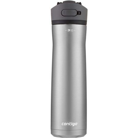 Photo 1 of Contigo 24 oz. Ashland Chill 2.0 Water Bottle - Stainless Steel/Licorice