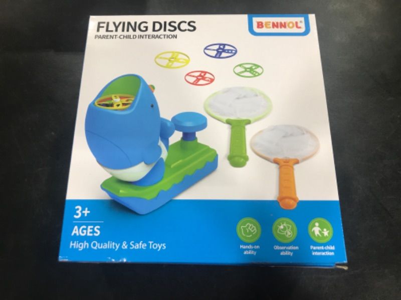Photo 1 of Bennol Outdoor Game Toys for Kids Ages 3-5 4-8, Flying Disc Launcher Outdoor Outside Toys Gifts for 3 4 5 6 7 8 Year Old Boys Kids, Ideas Outside Outdoor Toys for Kids Toddlers Boys Ages 3-5 6-8 4-8 15 PCS