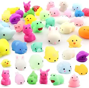Photo 1 of TCOTBE 50 Pcs Mini Stress Relief Toys,Mini Squishies Kawaii Animal ,Stress Reliever Anxiety Toys for Kids Adults, for Halloween Christmas Easter Party Favors, Classroom Prizes, Birthday Gifts 