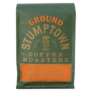 Photo 1 of Stumptown Coffee Roasters, Medium Roast Ground Coffee Gifts - Hair Bender 12 Ounce Bag, Flavor Notes of Citrus and Dark Chocolate BB 06.20.24