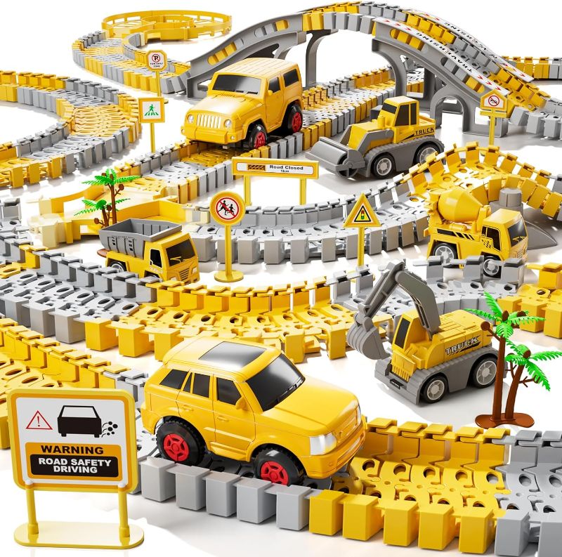 Photo 1 of iHaHa Toddler Boy Toys 236 PCS Race Tracks Toys Gifts for 3 4 5 Year Old Boys Kids, 3 4 5 6 Year Old Boys Toys, Construction Toys for Boys Age 3-5 4-6 5-7
