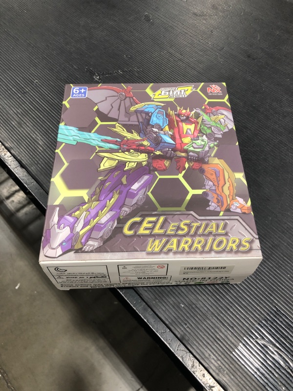 Photo 1 of CELESTIAL WARRIORS DINOSAUR 6 IN 1 VEHICLE ACTION FIGURE