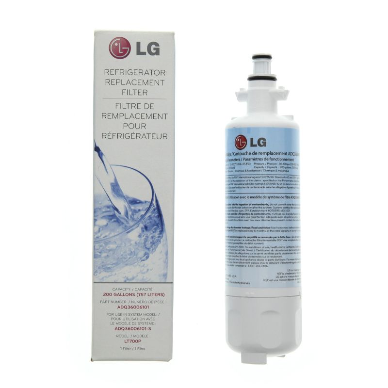Photo 1 of LG Filters LG Original OEM Refrigerator Water Filter Part ADQ36006101 6 Month / 200 Gallon Capacity