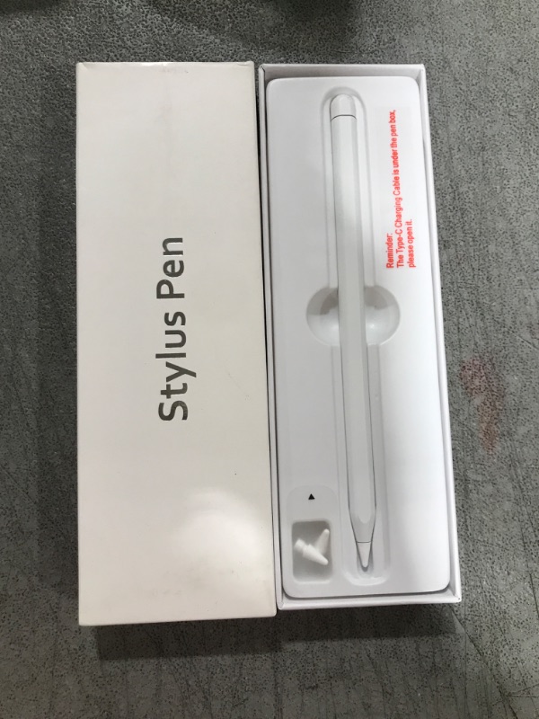 Photo 2 of iPad Pencil 1st Generation for Apple with Fast Charge & Palm Rejection, Active Pencil Compatible with iPad Pro 11/12.9, iPad 10/9/8/7/6, iPad Mini 5/6, iPad Air 3/4/5 (Includes USB Type-C to Pencil) White