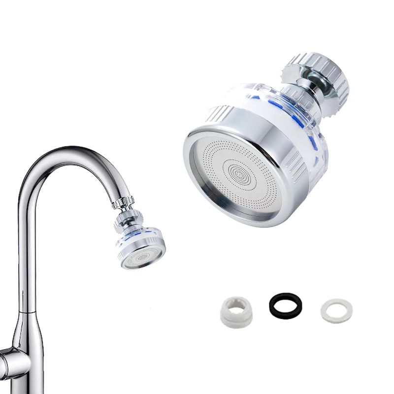 Photo 1 of 360° Rotating Sink Water Faucet Filters,Purifier Kitchen Tap Filtration,Bathroom Faucet Filter, Bathroom Sink Filter,Removes Chlorine Fluoride Heavy Metals Hard Water for Home Bathroom and Kitchen