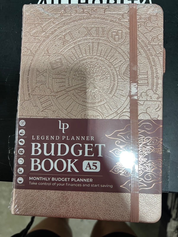 Photo 1 of Rose pink budget book 