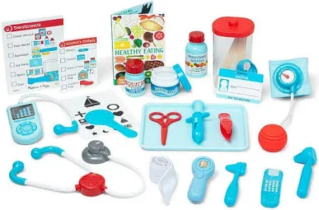 Photo 1 of Kids-Toys,Doctor-Kit-for-Toddlers-3-5,Pretend Play Christmas-Birthday-Gift Ideas,Toys for 2 3 4 5 6 7 Year Old Girls Boys,Toddler-Girls-Toys Dentist Kit Doctor Nurse Costume for Dress Up and Role Play Blue