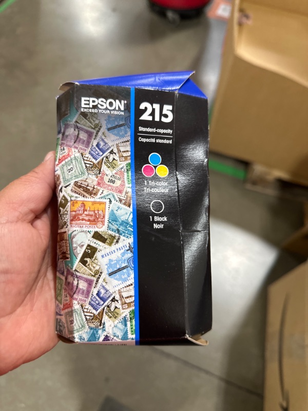 Photo 1 of Epson T215120-BCS Multi-Pack Ink Cartridge & T215 Standard-Capacity Black Ink Cartridge Ink 