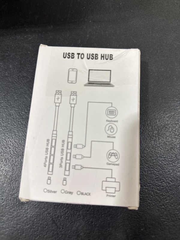 Photo 1 of YAODHAOD Mini USB Hub Extensions,Aluminum 4 Port USB 3.0/2.0 5Gbps High-Speed Data Transmission USB Port Splitter Ultra-Slim USB Data Hub Portable for MacBook Pro Air HP XPS (USB A)