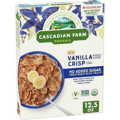 Photo 1 of Cascadian Farm Organic Vanilla Crisp Cereal 12.5 Oz 2
