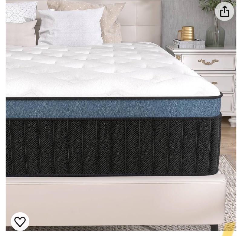 Photo 1 of Queen Size Mattress,14 inch Queen Mattress in a Box,Motion Isolation with Individually Pocket Spring,Medium Firm Memory Foam Hybrid Mattress,Edge Support,CertiPUR-US