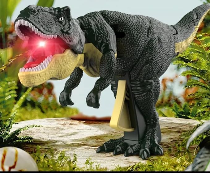 Photo 1 of CAMDAN. Dinosaurio zazaza, Verdadero Dinosaurio Zaza, Dinosaur Zaza, Funny Dinosaur Toy, T-Rex TikTok Hot Dinosaur Toy, Trigger Roaring Sound and Ligth, Funny Dino Game Novelty Gift for Birthday.
