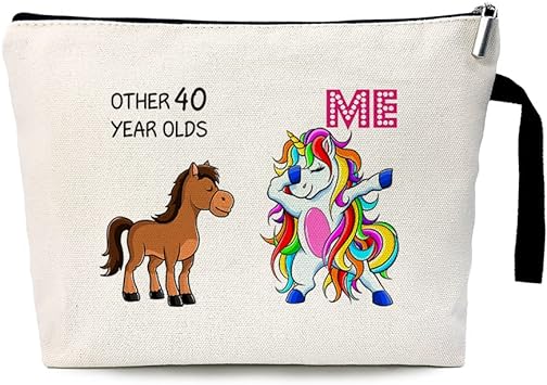 Photo 1 of Other 40 Year Olds Me Unicorn Cosmetic Bag?40 Year Old Gifts?40th Birthday Gift ?40th birthday gift mom?Best Friend Gifts?Wife 40th Birthday?Birthday Gifts Women?40th Birthday Idea Presents For Women
