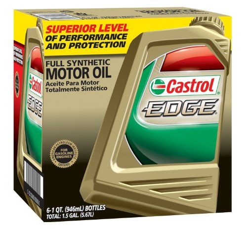 Photo 1 of Castrol 06240 EDGE Extended Performance 0W-20 Advanced Full Synthetic Motor Oil, 1 Quart, 6 Pack