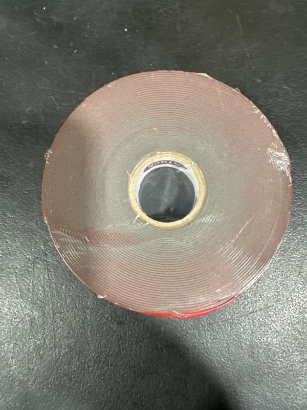 Photo 1 of ATack Double-Sided Acrylic Mounting Tape Removable, Gray, 1-Inch x 450-Inch, Waterproof Indoor and Exterior Double Sides Brick Mounting Tape 1-Inch x 450-Inch Gray