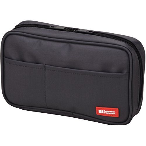 Photo 1 of  LIHIT LAB Pen Case, Black, 4.7 X 7.9" (A7551-24) 