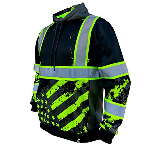 Photo 1 of SS360 Stealth American Grit Enhanced Visibility Hoodie, Black, M
