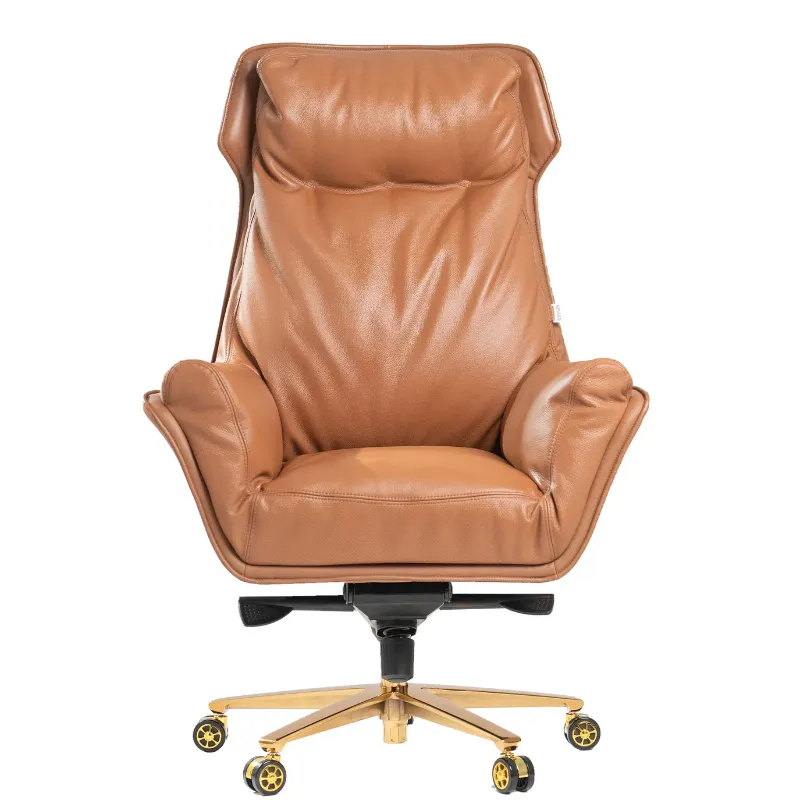Photo 1 of Austin Upholstered Office Chair- Brown

