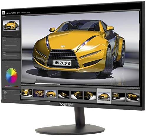 Photo 1 of Sceptre 22" Frameless Ultra Thin 1080P LED Monitor Up to 75Hz HDMI VGA Speakers, Freesync Compatible Machine Black 2020 (E225W-1920RS)
