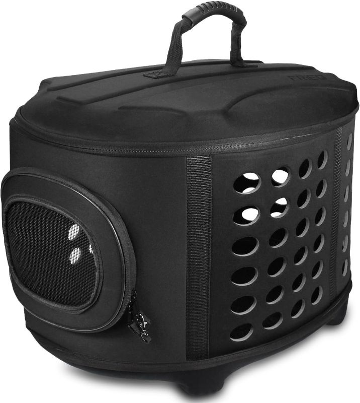 Photo 1 of 23-Inch Large Hard Cover Pet Carrier - Pet Travel Kennel for Cats, Small Dogs & Rabbits
