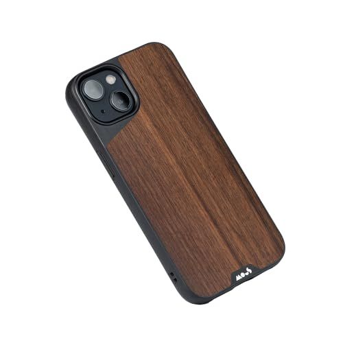 Photo 1 of Mous - Protective Case for iPhone 13 Mini - Limitless 4.0 - Walnut - Fully Compatible with Apple's MagSafe
